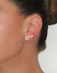 Roby - Climber Round Diamond Studs