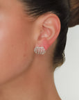 Pia - Sunburst Diamond Earrings