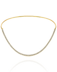 Mara- Rigid Tennis Necklace