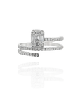 Tosca - Wrap Baguette Diamond Ring