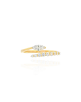 Amalfi - Wrap Diamond Marquise Ring