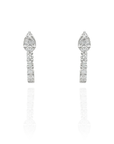 Luce Diamond Baguette Hoop