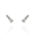 Gina - 3 Diamond Bar Piercing