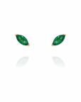 Brio - Emerald Marquise Earrings