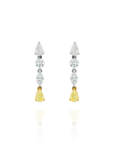Balbina - Yellow Diamond Drop Earring