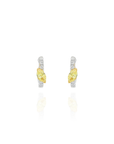 Ainara - Yellow Diamond Marquise Hoop