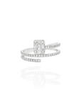 Vitt - Diamond Cushion Wrap Ring