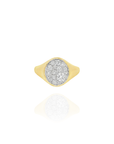 Dolci - Chunky Pinky Pave Ring