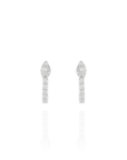 Luce Diamond Baguette Hoop