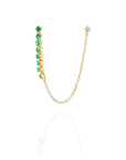 Lola - Emerald and Diamond Piercing