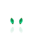 Brio - Emerald Marquise Earrings
