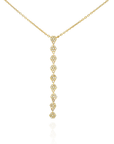 Vita -Bezel Drop Necklace