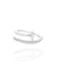 Single Marquise Diamond Wrap Ring