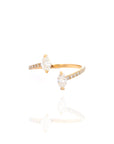 Double Marquise Wrap Ring