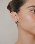 Lady D Ruby Earrings