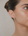Diamond Hoop Earring