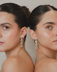 4 Sapphire Dangle Earring