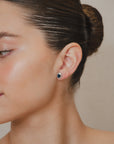 Oval Sapphire Earrings