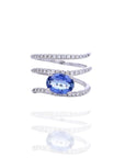 Elena - Tanzanite Triple Ring