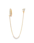 Diamond Chain Ear Cuff Piercing
