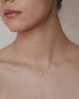 Double Bezel Diamond Necklace