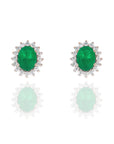 Lady D Emerald Earrings