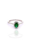 Oval Emerald Ring