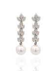 Petal Dangle Pearl Earring