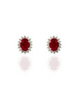Lady D Ruby Earrings
