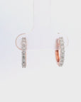 Classic Diamond Hoops