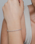Three Prong Tennis Bracelet