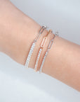 Tennis Paper Clip Bracelet