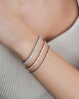 Tennis Paper Clip Bracelet