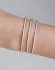 Diamond Bangle Rose Gold