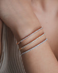 Diamond Bangle Rose Gold