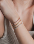 Diamond Bangle Rose Gold