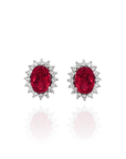 Lady D Ruby Earrings