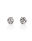 Flower Diamond Stud