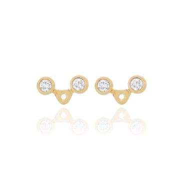 Bela - Ear Jacket 3 Diamonds