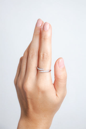 Wrap Pave Ring