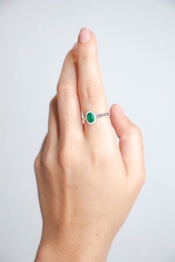 Lady D Emerald Ring