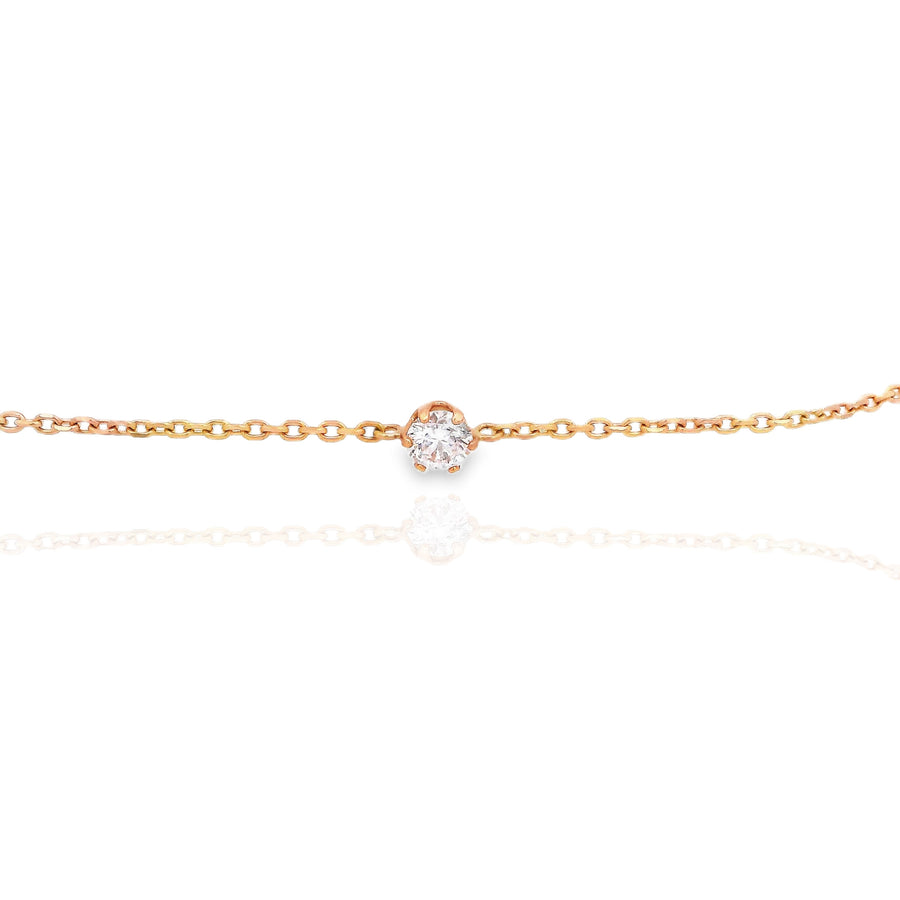 Solitaire Diamond Bracelet