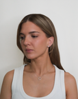 Lara - Circle diamond necklace