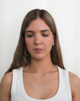 Catarina - 3 Diamonds Drill Necklace