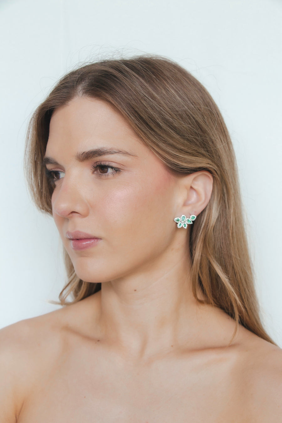 Kate - Emerald Earrings