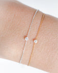 Solitaire Diamond Bracelet