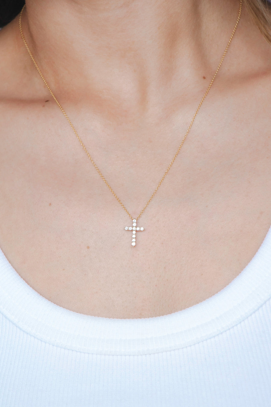 Cross Necklace Petite