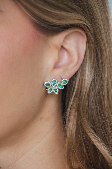 Kate - Emerald Earrings