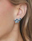 Original Sapphire Leaves Earrings