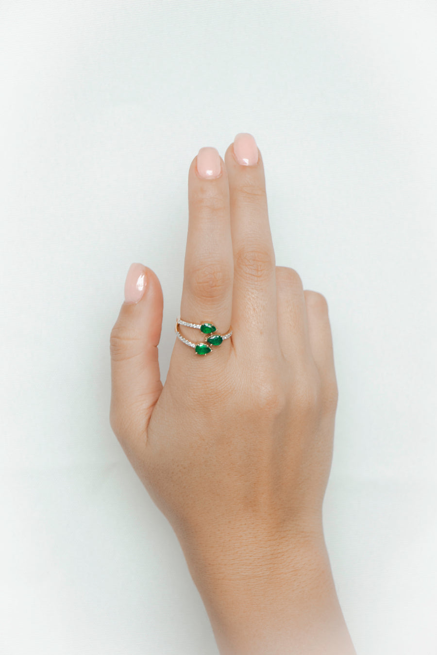 Luna Emerald Ring